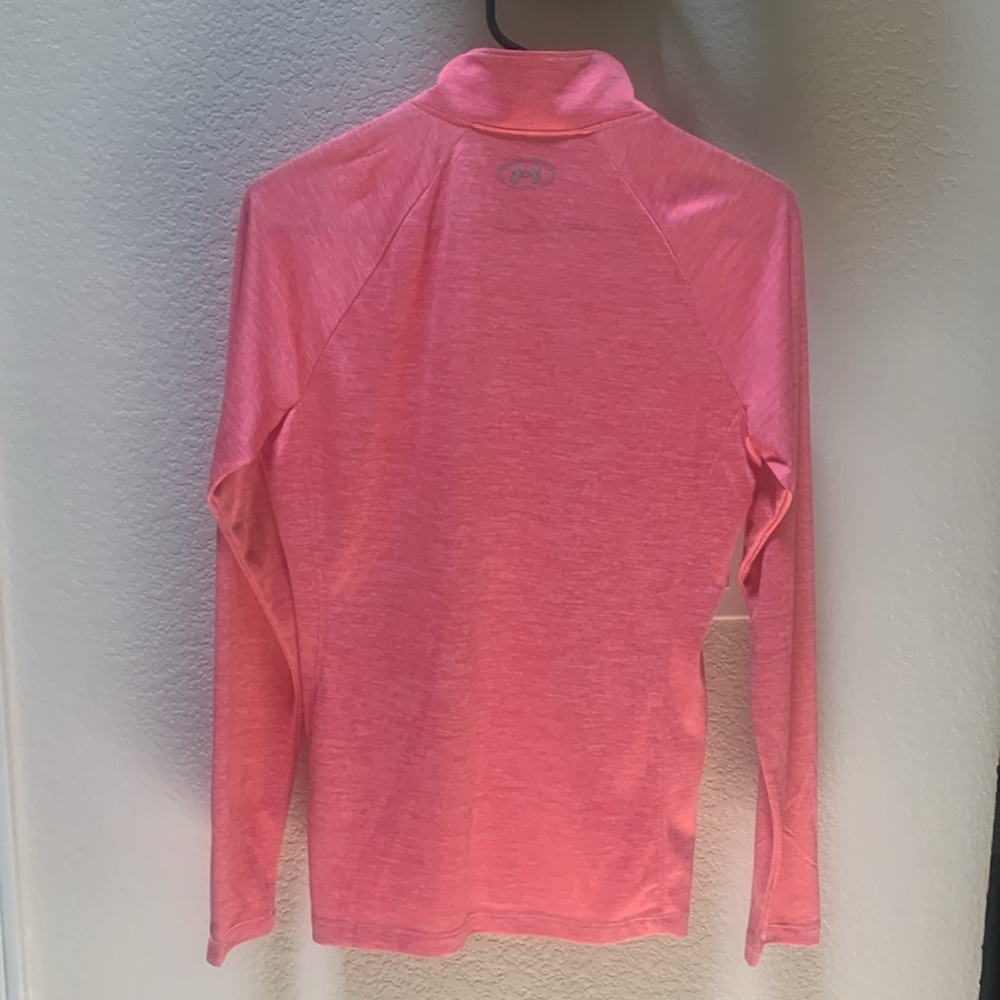 Under Armour Vibrant Pink Half-Zip Top - Picture 3 of 3